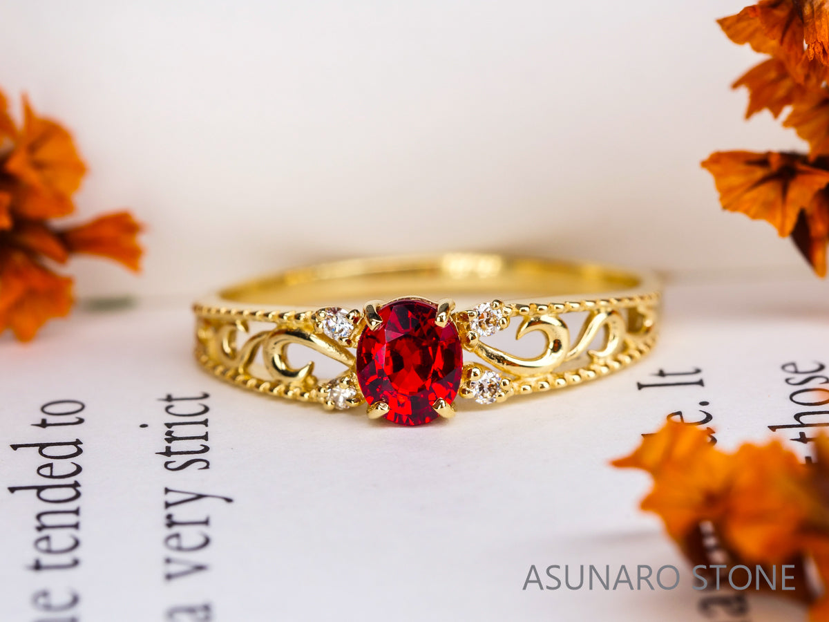 【お仕立て用】空枠番号：5362I　リング枠【オーダージュエリー用】