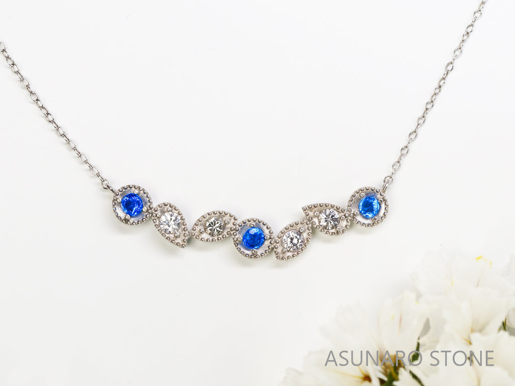 【お仕立て用】空枠番号：4887C　両吊りネックレス　ペンダントトップ枠【オーダージュエリー用】