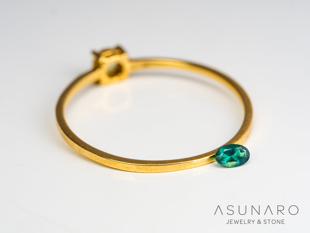 グランディディエライト　オーバルカット　 マダガスカル産　0.07ct　【240306-2004】