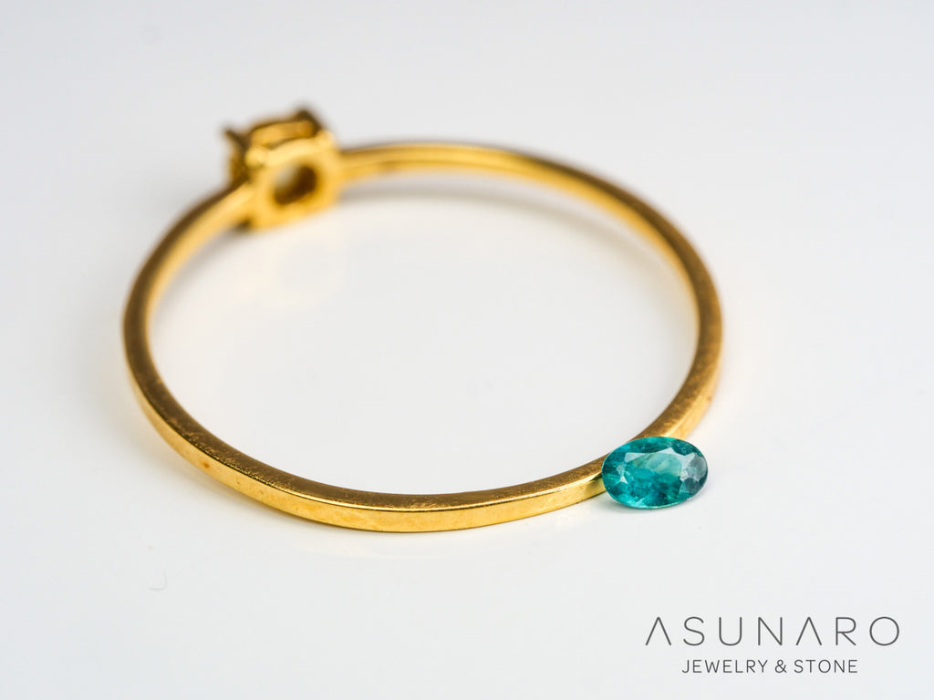 グランディディエライト　オーバルカット　 マダガスカル産　0.06ct　【240306-2007】