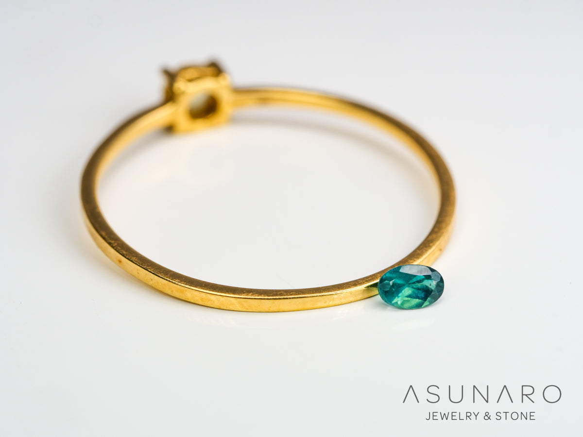 グランディディエライト　オーバルカット　 マダガスカル産　0.08ct　【240306-2008】