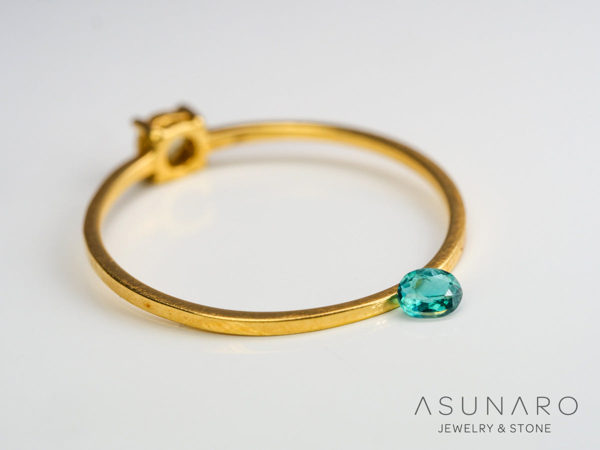 グランディディエライト　オーバルカット　 マダガスカル産　0.07ct　【240306-2009】