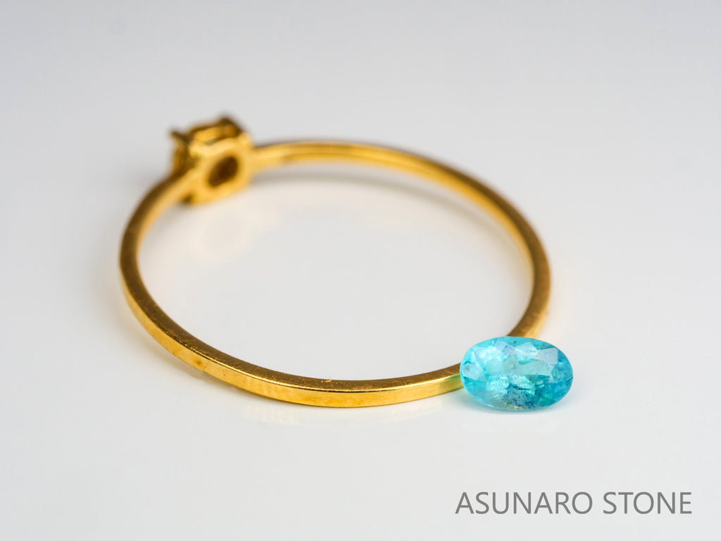 パライバトルマリン　オーバルカット 　ブラジル産　0.19ct 　  【240125-2051】