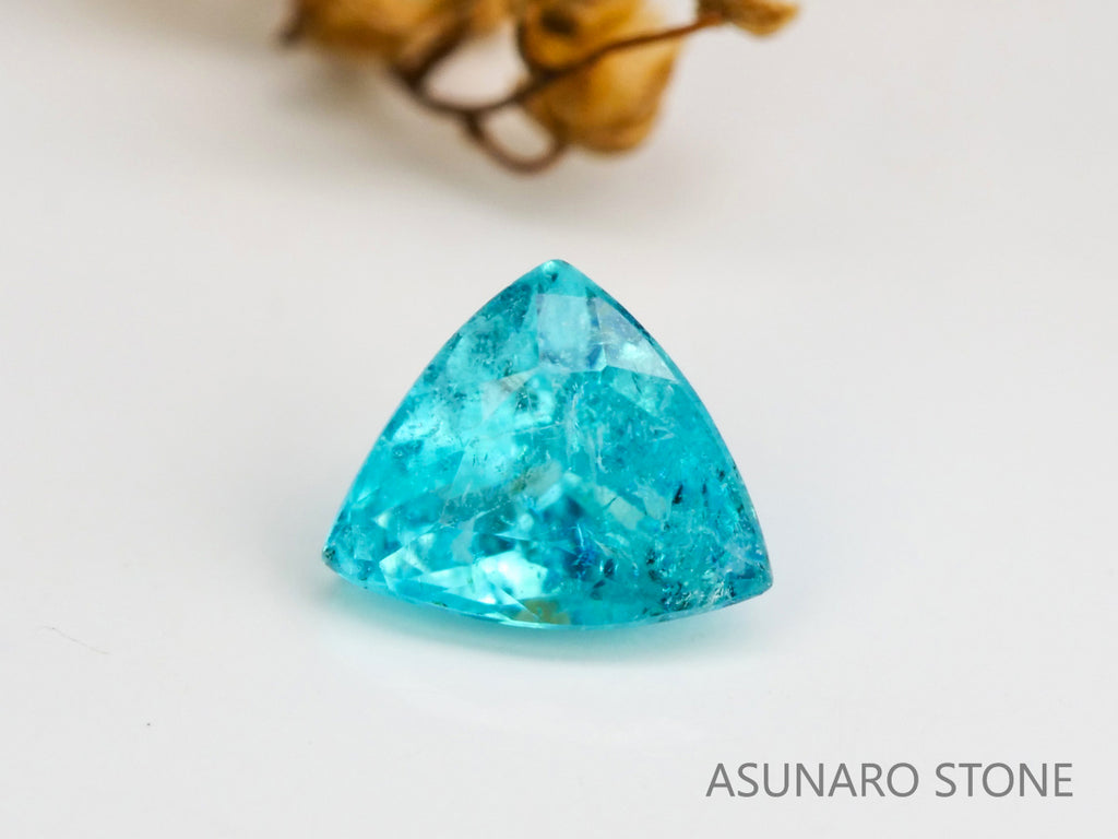 パライバトルマリン　トリリアントカット 　ブラジル産　0.17ct 　  【240125-2052】