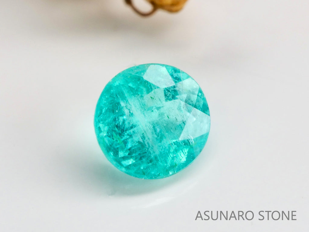 パライバトルマリン　ラウウンドカット 　ブラジル産　0.13ct 　  【240125-2053】