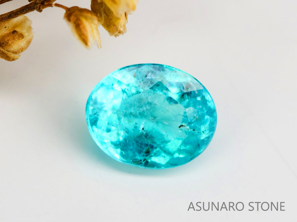 パライバトルマリン　オーバルカット　ブラジル産　0.22ct 　  【240125-2055】