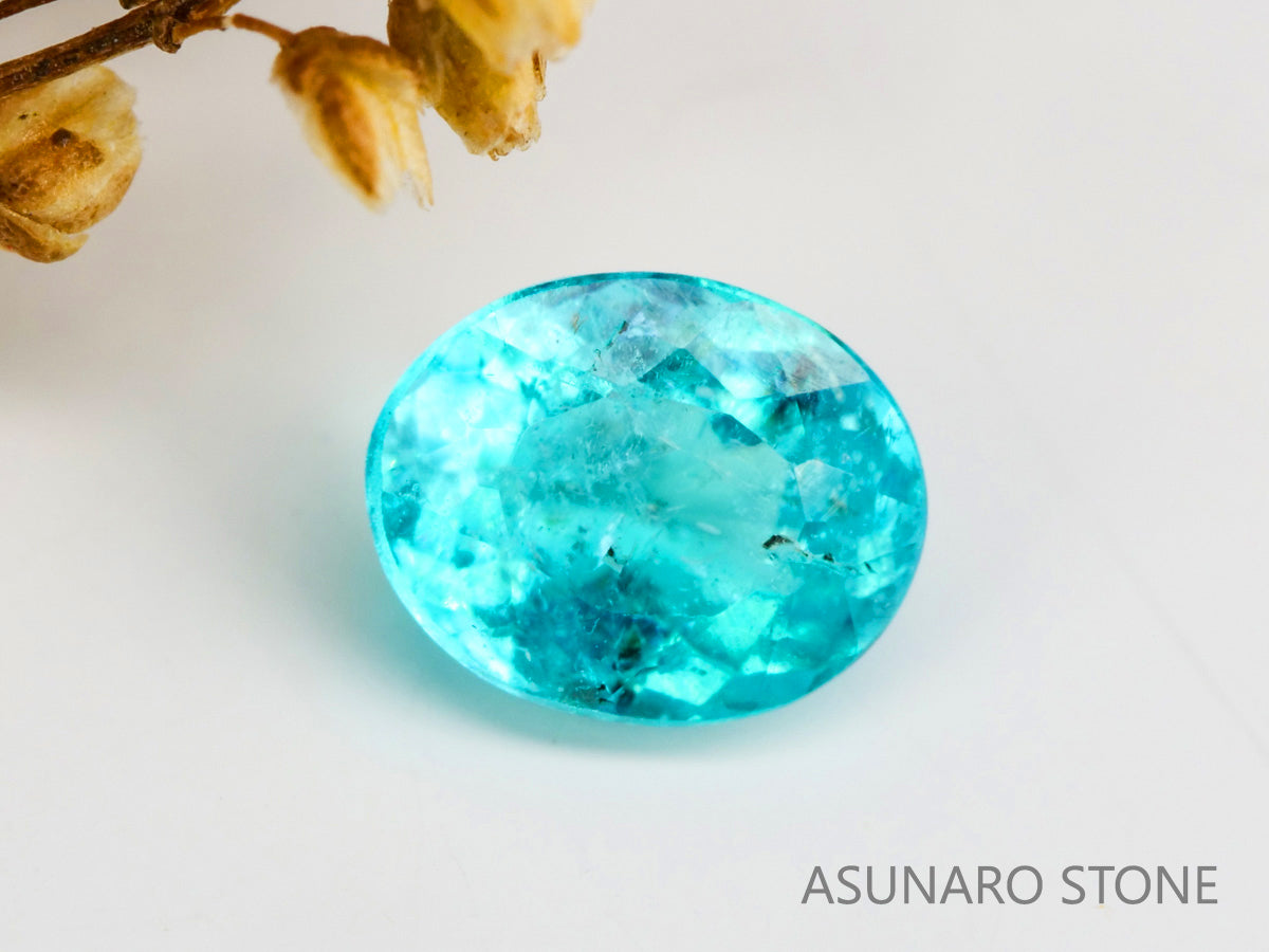 パライバトルマリン　オーバルカット　ブラジル産　0.22ct 　  【240125-2055】