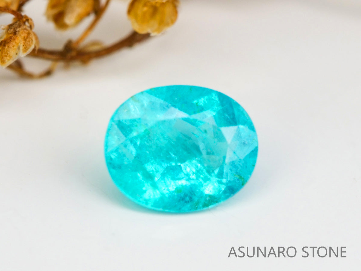 パライバトルマリン　オーバルカット　ブラジル産　0.18ct 　  【240125-2056】