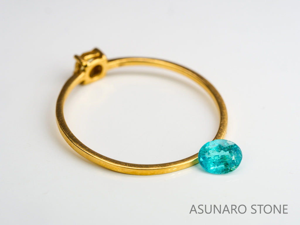 パライバトルマリン　オーバルカット　ブラジル産　0.27ct 　  【240125-2057】