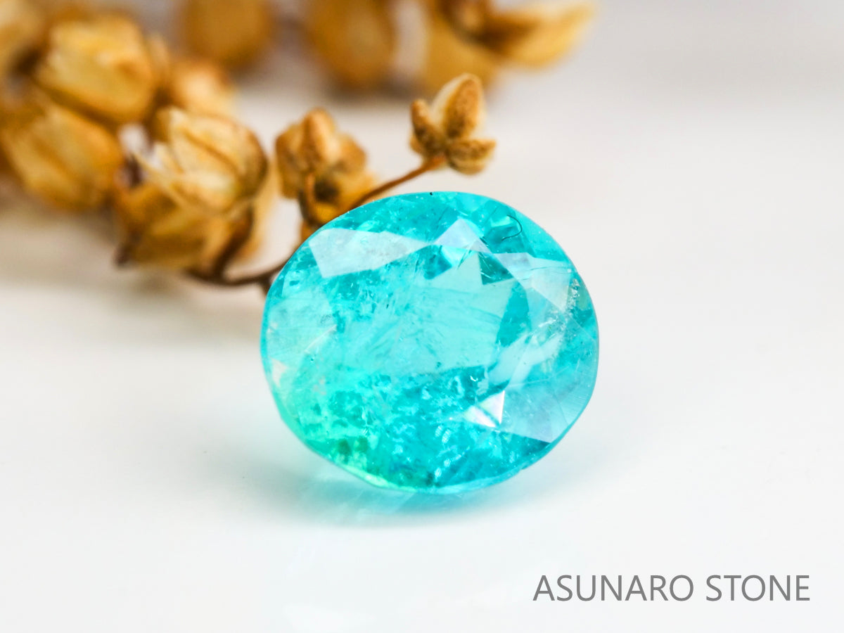 パライバトルマリン　オーバルカット　ブラジル産　0.35ct 　  【240125-2060】