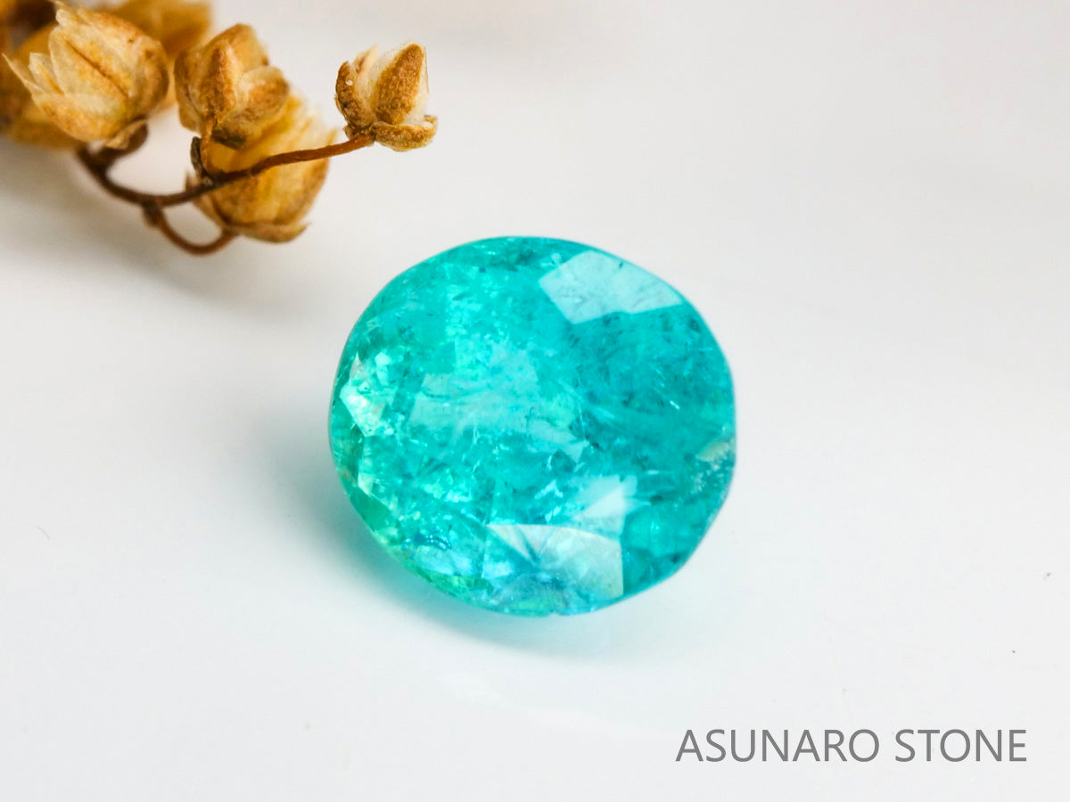 パライバトルマリン　オーバルカット　ブラジル産　0.35ct 　  【240125-2060】