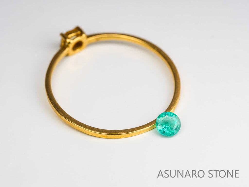 パライバトルマリン　ラウンドカット　ブラジル産　0.14ct 　  【240125-2064】