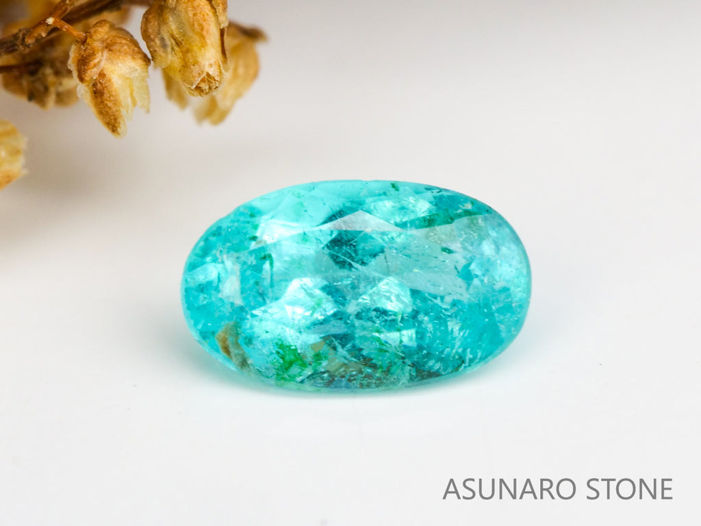 パライバトルマリン　オーバルカット　ブラジル産　0.18ct 　  【240125-2065】