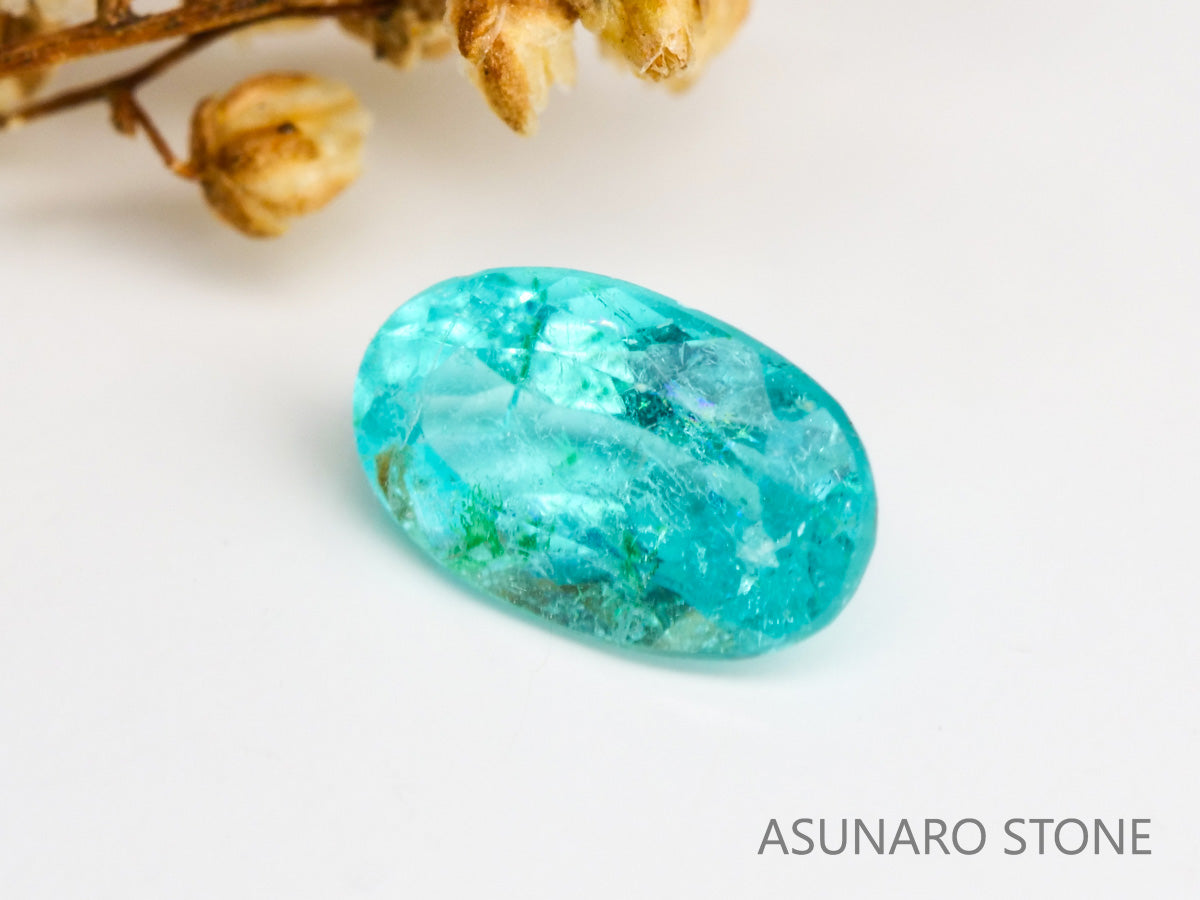 パライバトルマリン　オーバルカット　ブラジル産　0.18ct 　  【240125-2065】