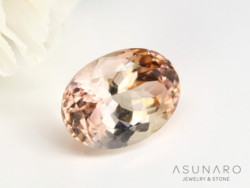 バイカラートルマリン　オーバルカット　ルワンダ産　1.49ct【240513-2024】