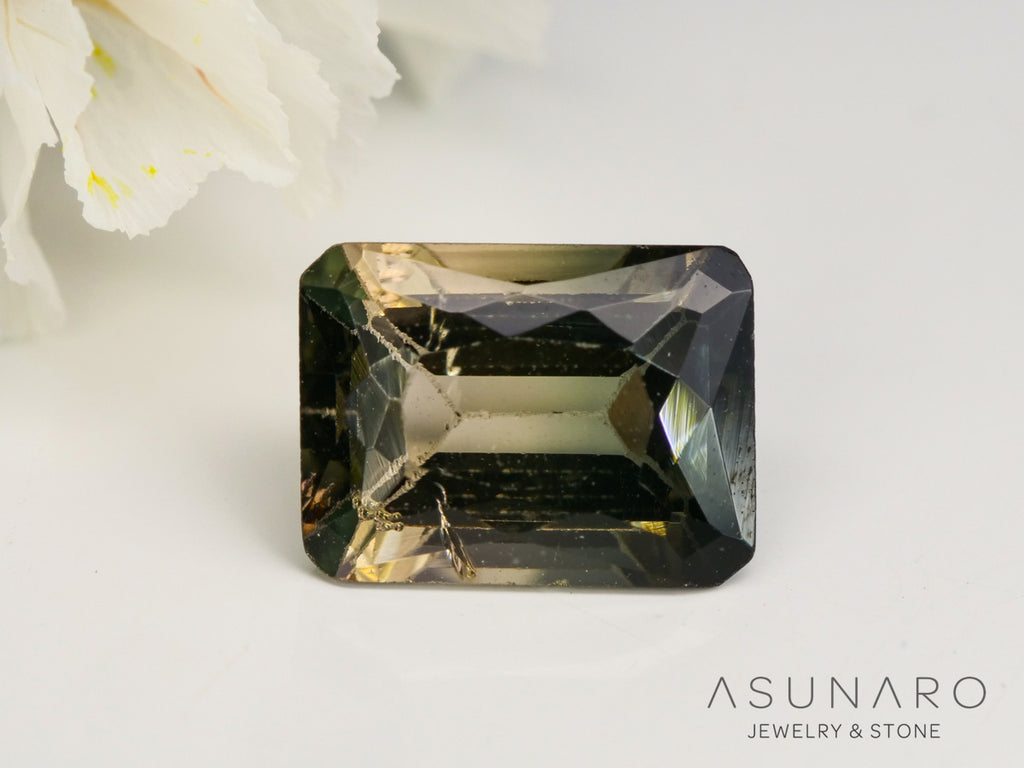 バイカラートルマリン　エメラルドカット　ルワンダ産　1.70ct【240513-2026】