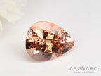 シェリーピンクトルマリン　ペアシェイプ　ルワンダ産　1.75ct【240513-2036】