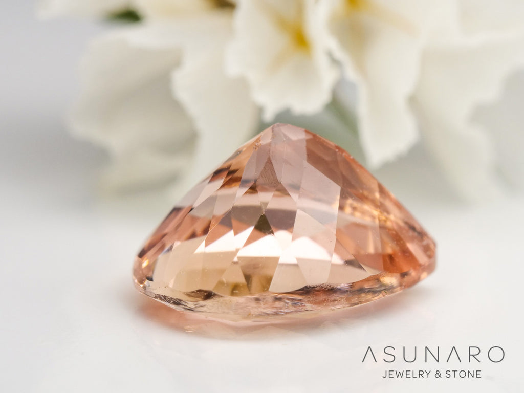 シェリーピンクトルマリン　ペアシェイプ　ルワンダ産　1.75ct【240513-2036】