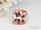 シェリーピンクトルマリン　クッションカット　ルワンダ産　1.38ct【240513-2037】
