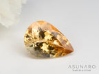 アプリコットカラートルマリン　ペアシェイプ　ルワンダ産　1.80ct【240513-2038】