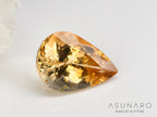 アプリコットカラートルマリン　ペアシェイプ　ルワンダ産　1.80ct【240513-2038】