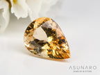アプリコットカラートルマリン　ペアシェイプ　ルワンダ産　1.80ct【240513-2038】