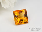 マンダリンカラートルマリン　プリンセスカット　ルワンダ産　0.63ct【240513-2039】