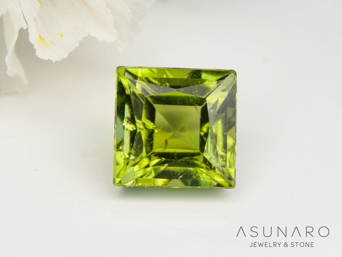 グリーントルマリン　プリンセスカット　ルワンダ産　1.16ct【240513-2044】