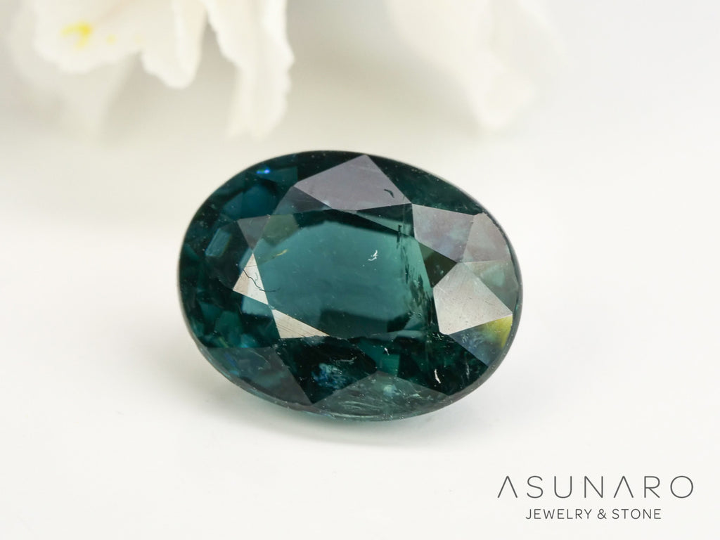 ディープブルートルマリン　オーバルカット　アフガニスタン産　1.88ct【240513-2048】