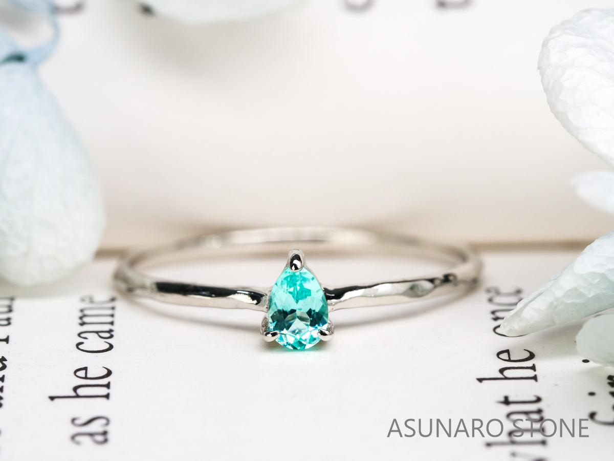 【お仕立て用】空枠番号：S27A　約1.2mm幅　槌目加工　リング枠　ダイヤなし【オーダージュエリー用】