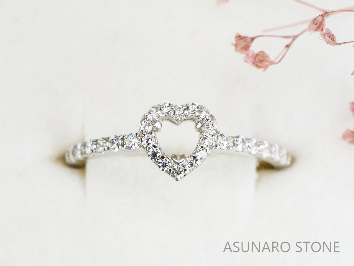 【お仕立て用】空枠番号：2405C　4mm用　リング枠　取り巻き【オーダージュエリー用】