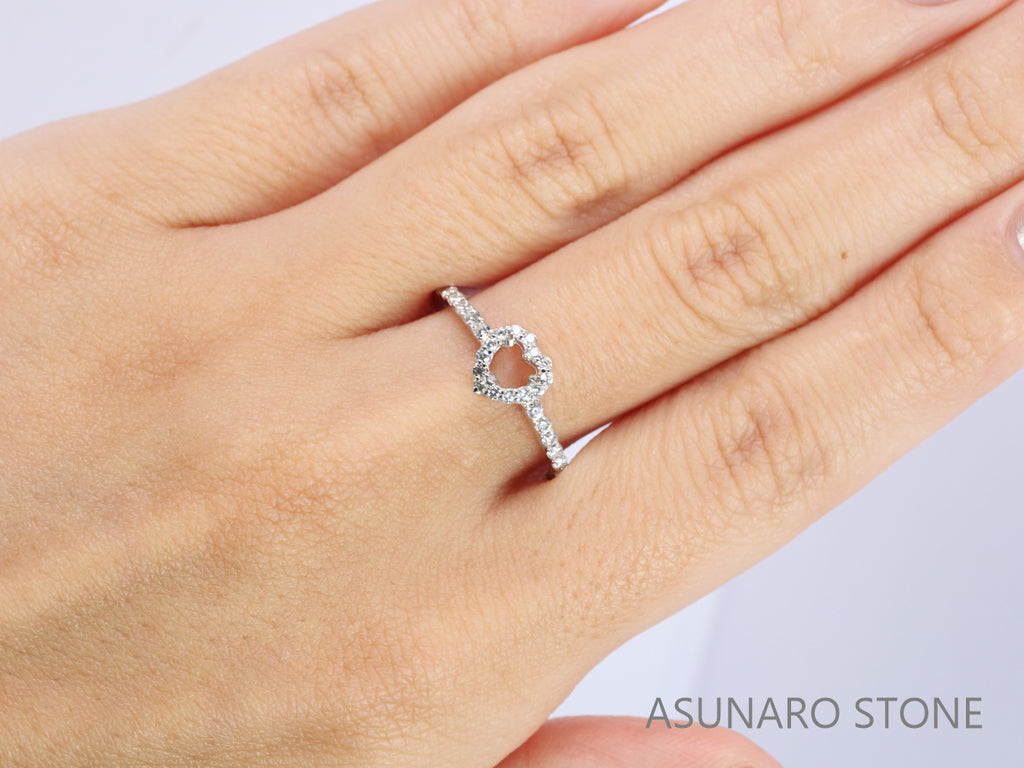 【お仕立て用】空枠番号：2405C　4mm用　リング枠　取り巻き【オーダージュエリー用】