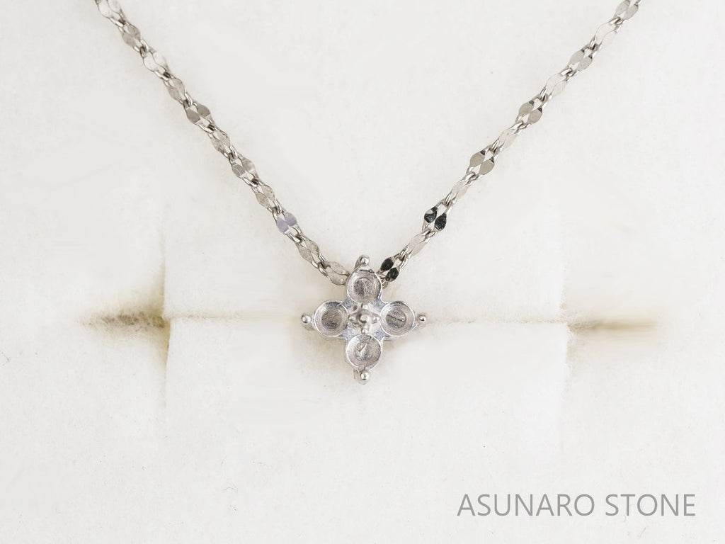 【お仕立て用】空枠番号：S69A　ペンダントトップ枠【オーダージュエリー用】