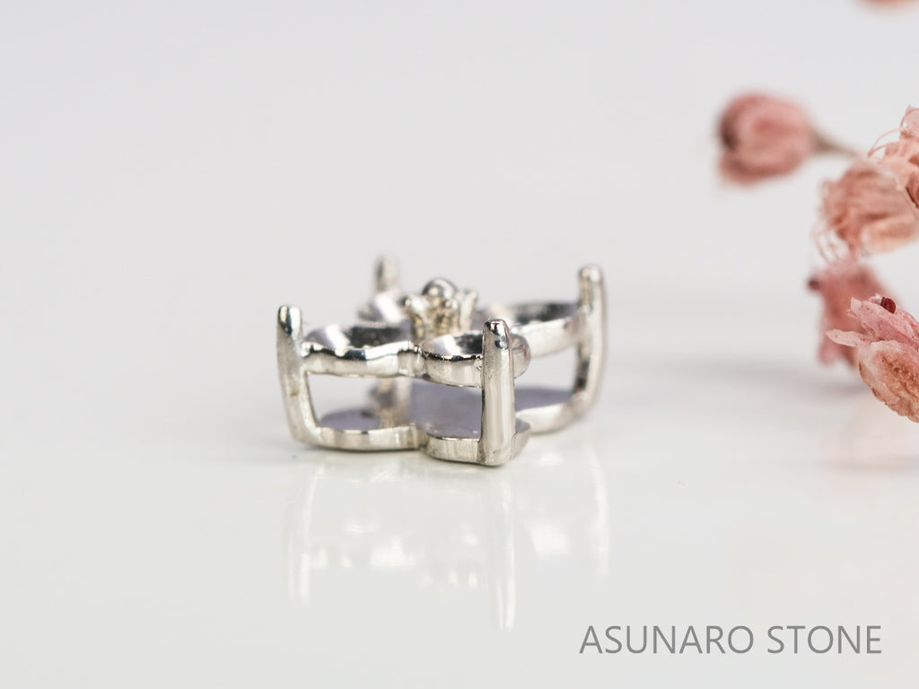 【お仕立て用】空枠番号：S60A　ピアス枠【オーダージュエリー用】