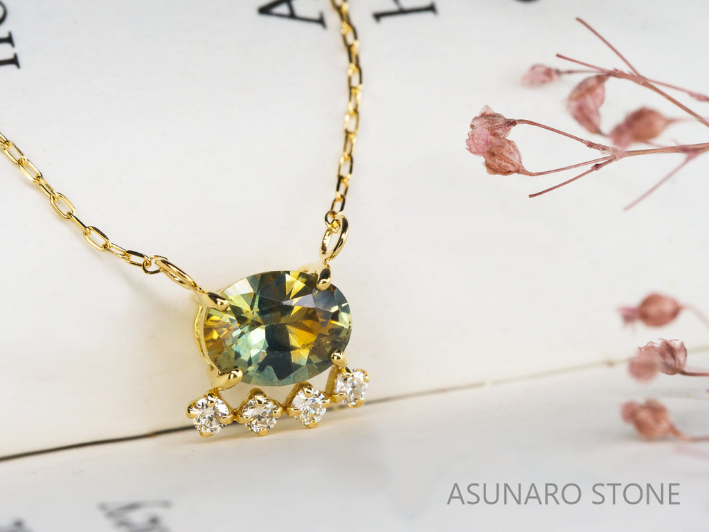 【お仕立て用】空枠番号：S86A　両吊りネックレス　ペンダントトップ枠【オーダージュエリー用