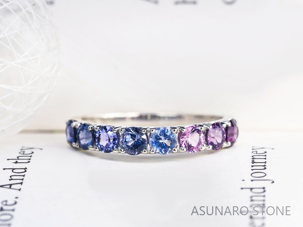 【お仕立て用】空枠番号：1809C　3.2mm用　リング枠　ハーフエタニティ【オーダージュエリー用】hpv