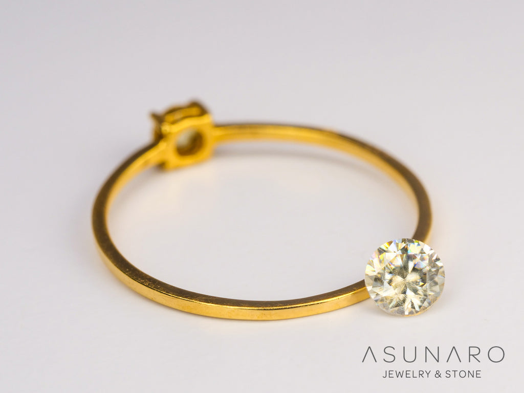 キャシテライト  ラウンドカット　ビルマ産 　0.61ct　【240228-2076】