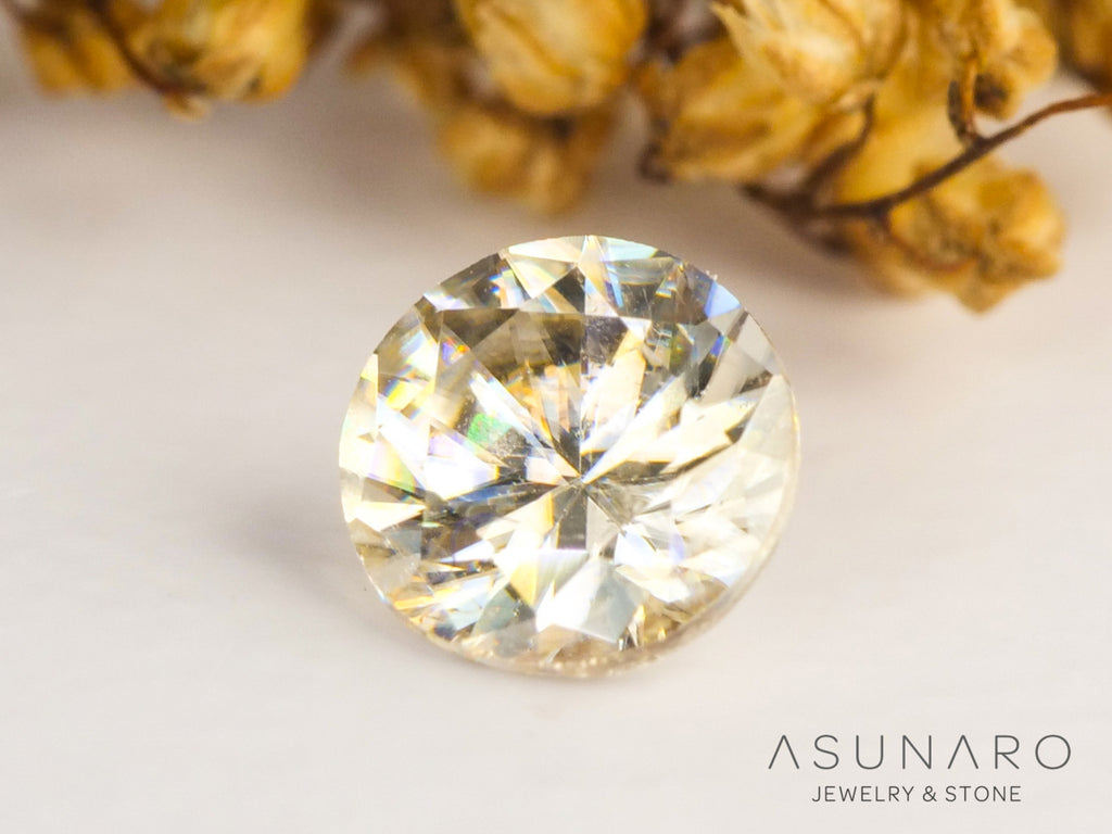 キャシテライト  ラウンドカット　ビルマ産 　0.60ct　【240228-2080】