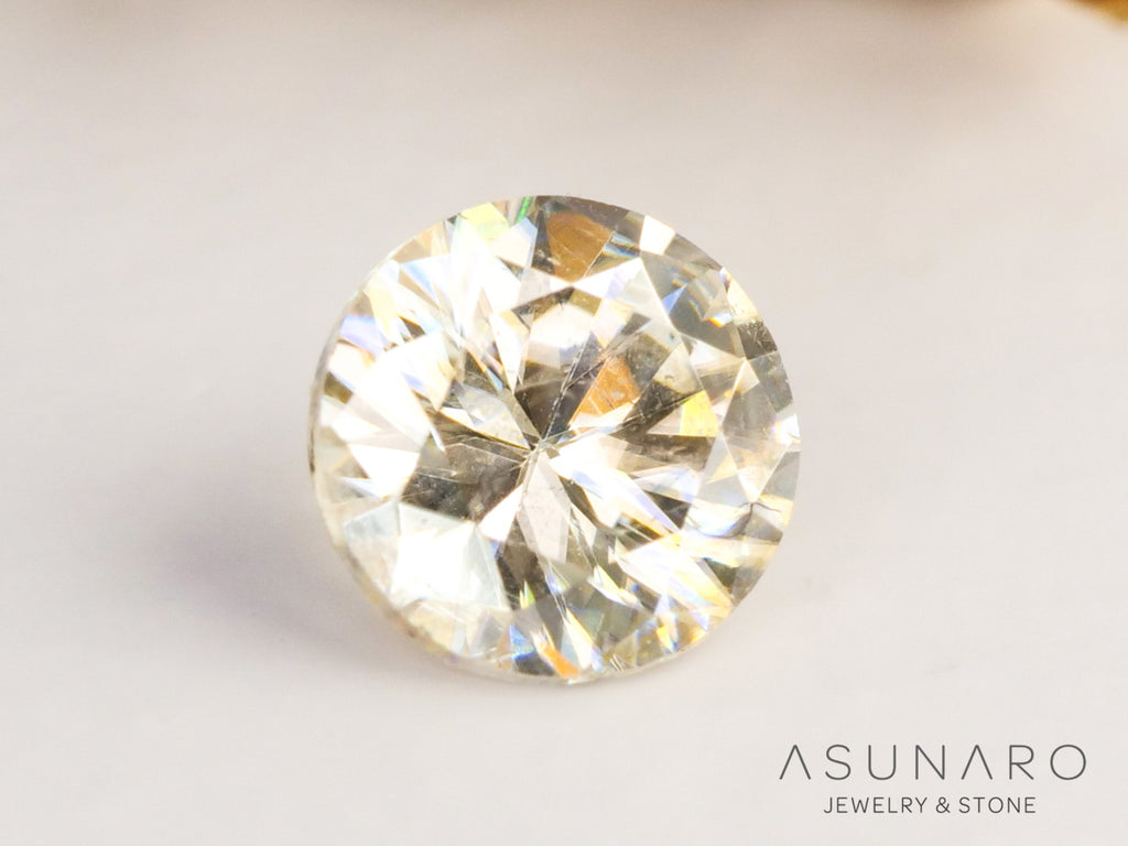 キャシテライト  ラウンドカット　ビルマ産 　0.60ct　【240228-2080】