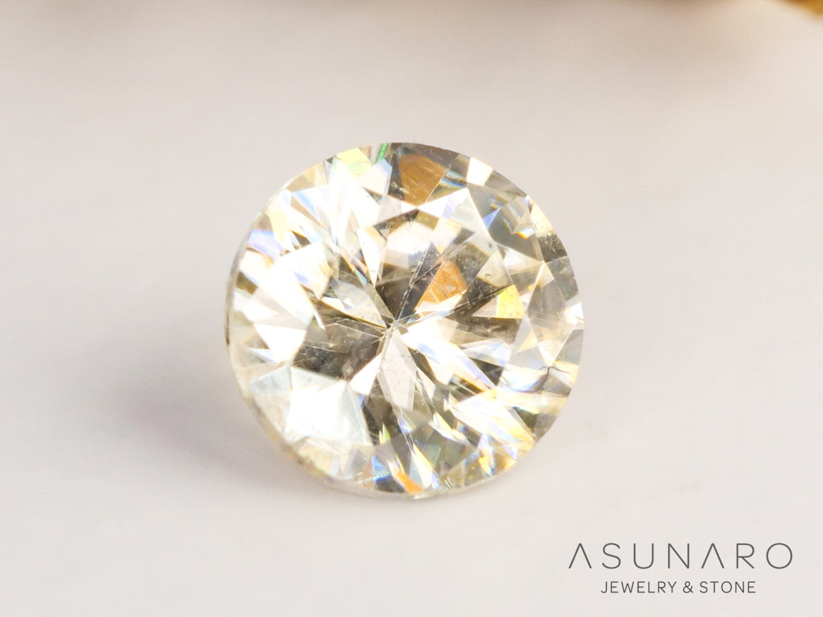 キャシテライト  ラウンドカット　ビルマ産 　0.60ct　【240228-2080】