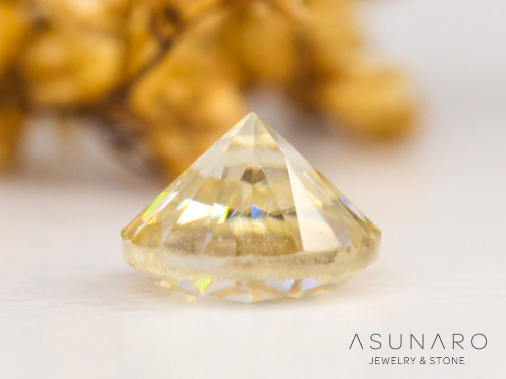 キャシテライト  ラウンドカット　ビルマ産 　0.61ct　【240228-2084】
