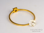 キャシテライト  ラウンドカット　ビルマ産 　0.85ct　【240228-2086】
