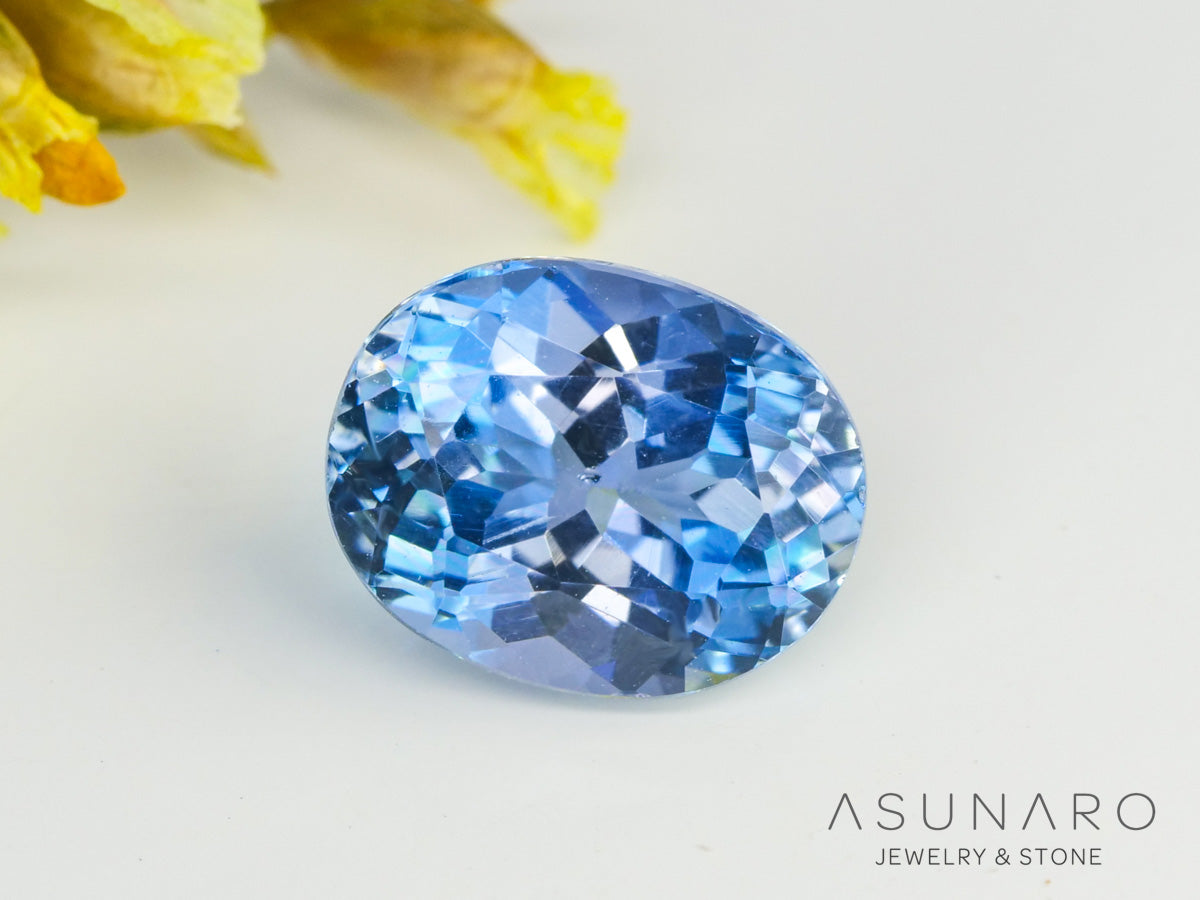 インペリアルブルーアパタイト　オーバルカット　 マダガスカル産　1.51ct　【240312-2066】