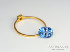 インペリアルブルーアパタイト　オーバルカット　 マダガスカル産　1.51ct　【240312-2066】