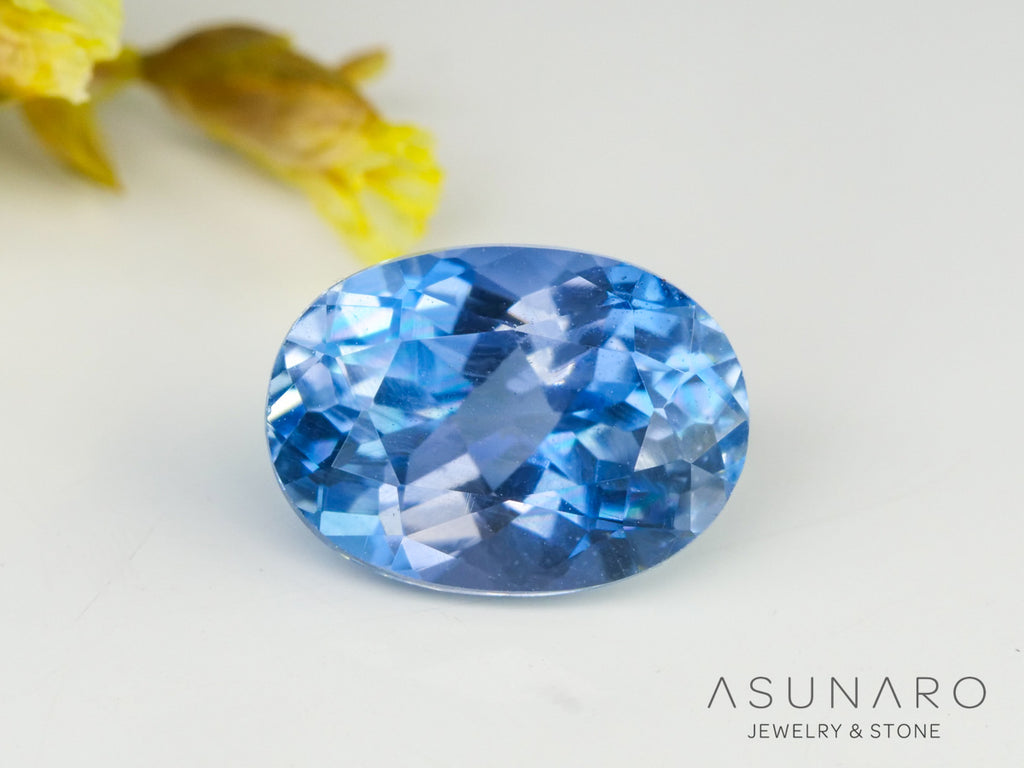 インペリアルブルーアパタイト　オーバルカット　 マダガスカル産　1.20ct　【240312-2067】