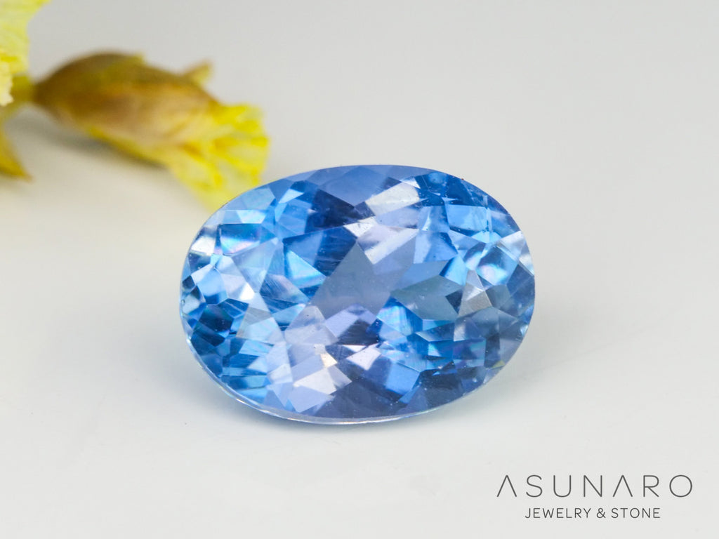 インペリアルブルーアパタイト　オーバルカット　 マダガスカル産　1.20ct　【240312-2067】
