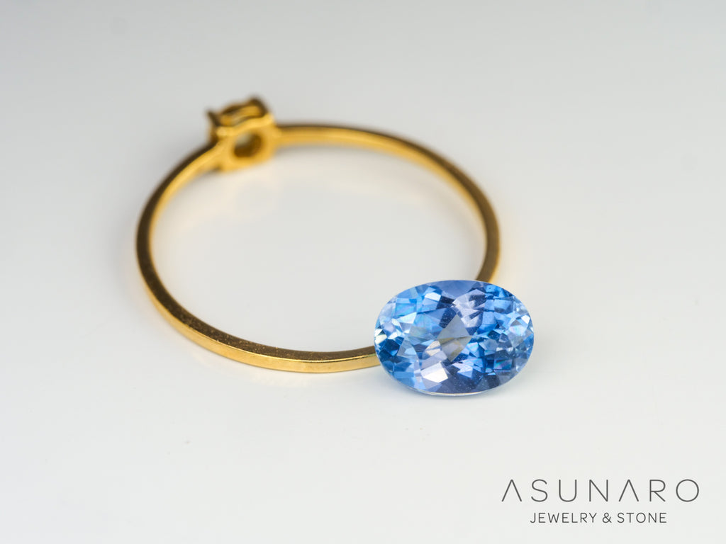 インペリアルブルーアパタイト　オーバルカット　 マダガスカル産　1.20ct　【240312-2067】