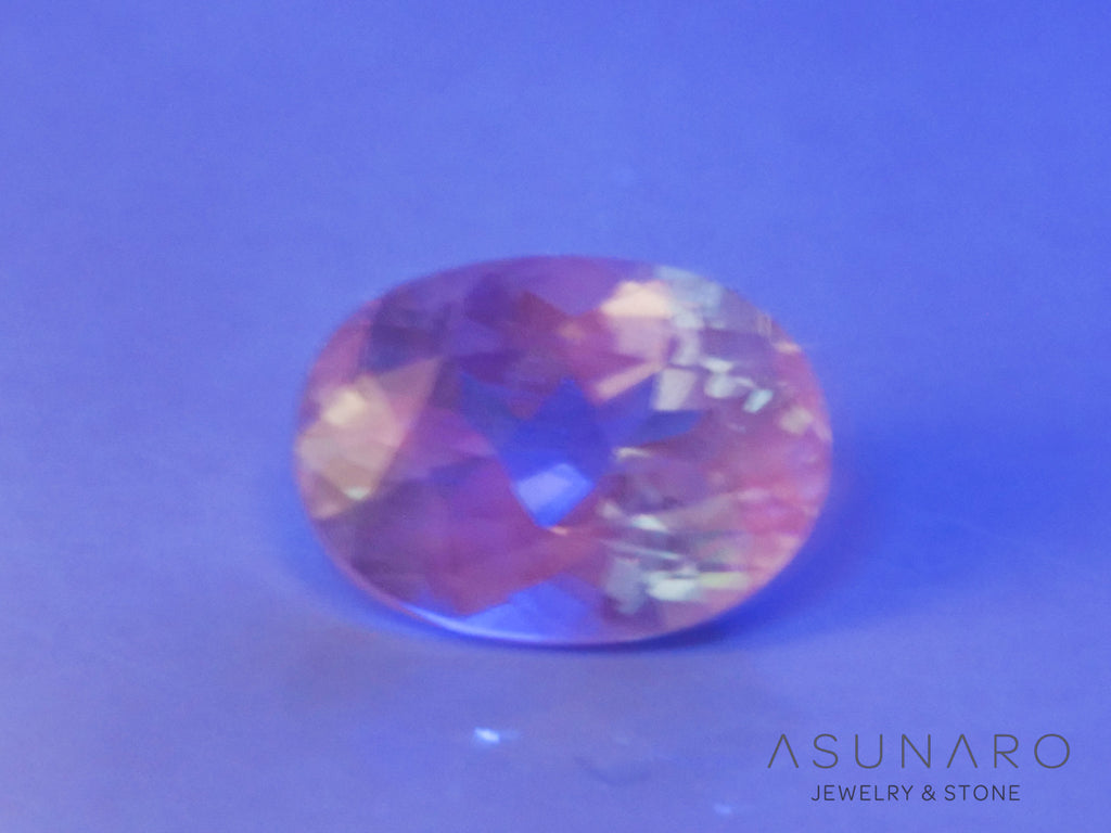 インペリアルブルーアパタイト　オーバルカット　 マダガスカル産　1.20ct　【240312-2067】
