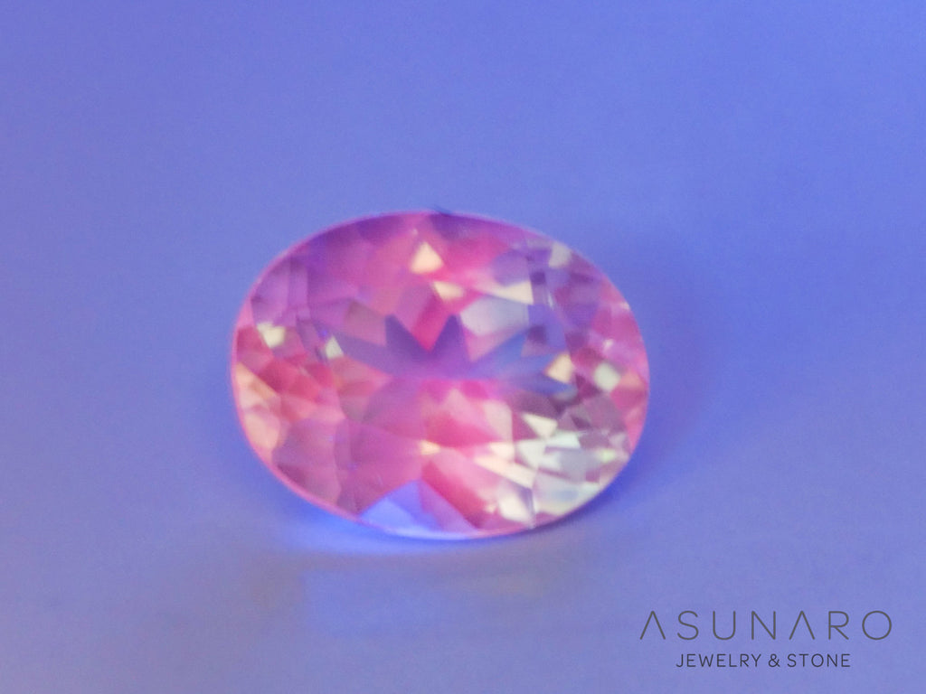 インペリアルブルーアパタイト　オーバルカット　 マダガスカル産　1.17ct　【240312-2068】
