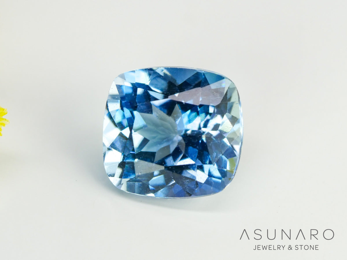 インペリアルブルーアパタイト　クッションカット　 マダガスカル産　1.56ct　【240312-2072】